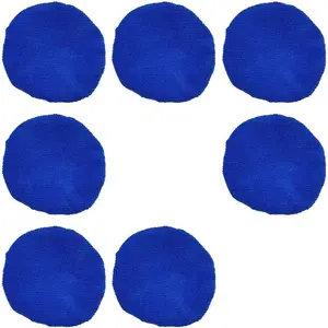 7 Pack Microfiber Cloths, Replaceable  Inside Windshield Cleaning Tool Bonnet,  Window Washing Pads Cover Kit,  Interior Glass Cleaner Towel Fit 5"