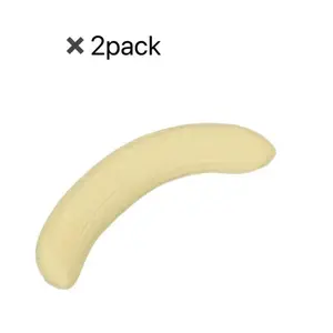 2 pieces Realistic Banana Toys, Soft Slow-Reacting Fake Bananas, Safe Non-Toxic Party Pranks, Adult Humor Gifts, Banana Toy, Play, Artificial Imitation
