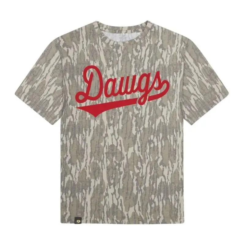 Camo Bottomland Dawgs Unisex Tshirt, Mossy Oak Dawgs Bottomland Shirt