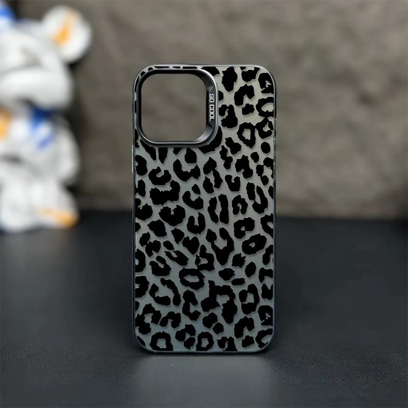 [Leopard Phone Case] Radium Black Leopard Print Fashionable Vibrant ...