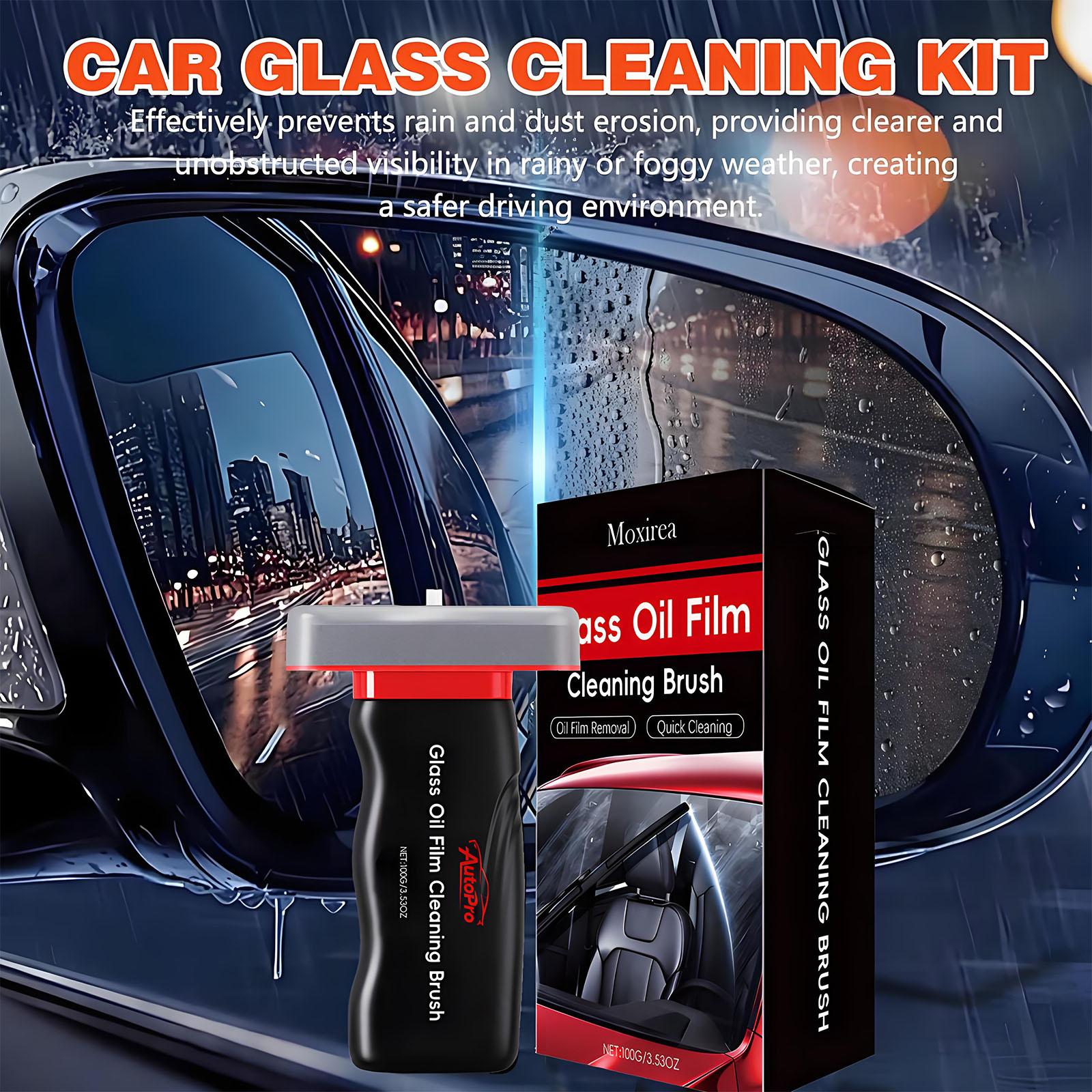 Automotive Handheld Oil Flmr Cream,Glass DecontaminationWithoutTraces,Window Oil Film Cleaning