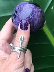 Charoite Crystal Sphere