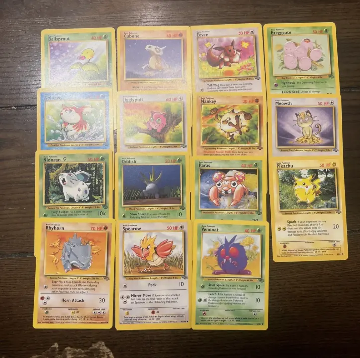 pokemon jungle pack card list 1st Edition Jungle (64/64) Complete Set 1999| TradingCardSets.Com main image 1