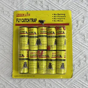 Fly Glue Roll Sticky Fly Paper Trap Strong Adhesive Fly Catcher Board Indoor Outdoor Pest Control