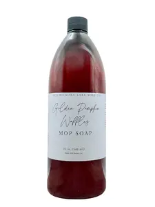 Old Hickory Lake Soap Co. The Lakehouse Fall Limited Edition Mop Soap 32 oz Golden Pumpkin Waffles Scented Liquid Concentrated Home Cleaning Essential
