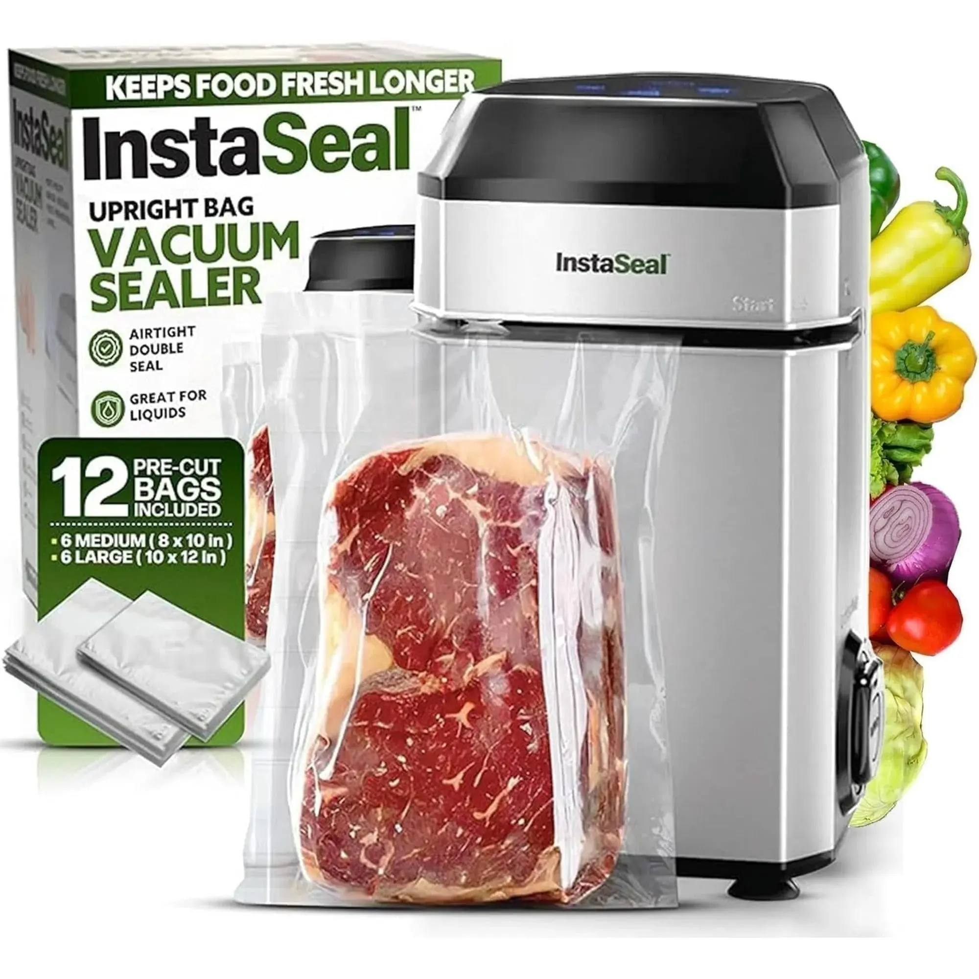 InstaSeal Upright Automatic Vacuum Sealer InstaSeal Upright Automatic Vacuum Sealer