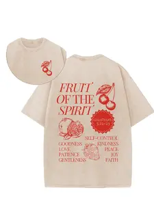 Women's Vintage Washed T-Shirt - 230g Heavyweight Oversized Loose Fit Short Sleeve Crew Neck Tee with Retro Washed look, Casual Spring Summer Casual Attire, Machine Washable Layering Piece Suitable for - men  clothing