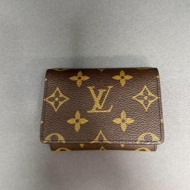 Pre-owned Louis Vuitton canva Clutches & Wristlets card holder