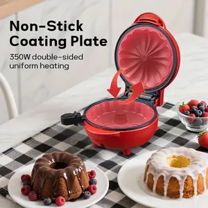 This Compact Baking Device Is Perfect for Making Cakes And Breakfast Foods. It Heats Up Quickly And Bakes Evenly, Featuring a Safe Non-Stick Inner Pot. It'S an Excellent Option for Preparing Meals And Makes a Wonderful New Year'S Gift for L