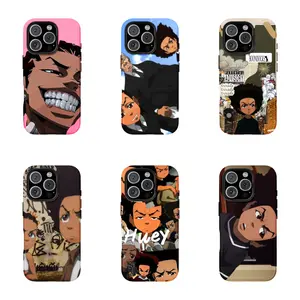 Boondocks Riley's Cartoon-Theme Durable Protective Phone Cases for iPhone 11-16 - Shockproof & Wear-Resistant Glossy Finish - Cool Gift for Easter, Christmas, Halloween, or Birthdays