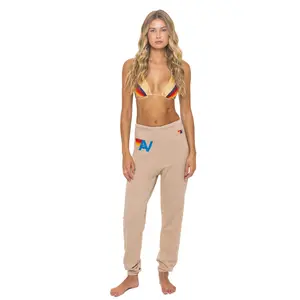 LOGO SWEATPANTS - SAND