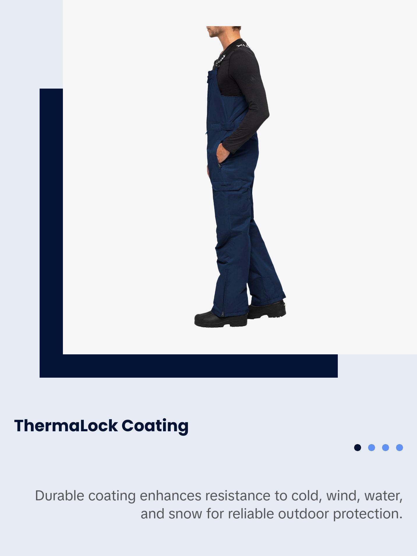 Men's Avalanche Insulated Bib Overalls - 30 Inseam