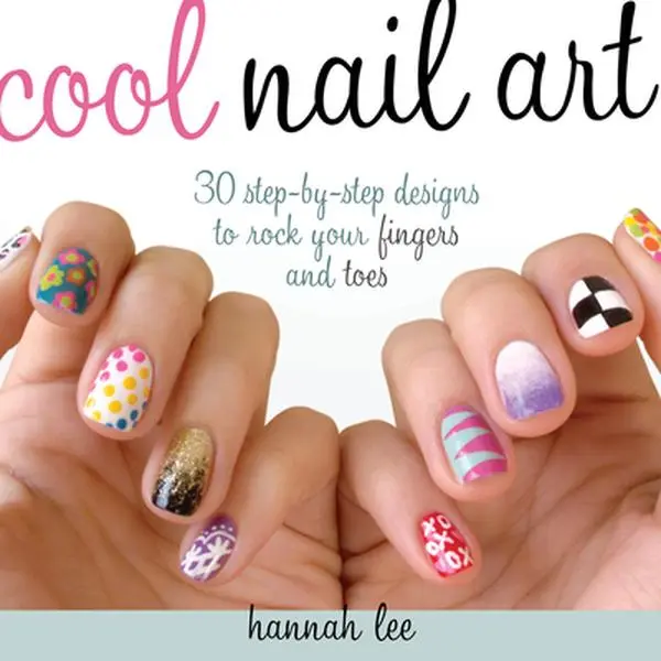 USED Book - Cool Nail Art: 30 Step-by-Step Designs to Rock Your Fingers and Toes by Hannah Lee (Paperback) - english