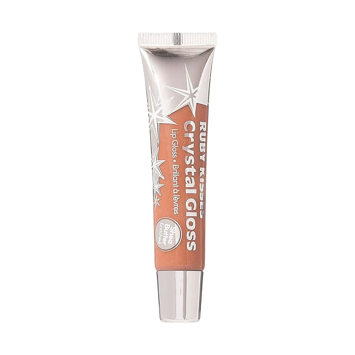 Crystal Lip Gloss, High-Shine Cosmetic for Glossy Lips & Everyday Glam - Long-Lasting Sparkly Makeup with Buildable Intensity, Shimmer