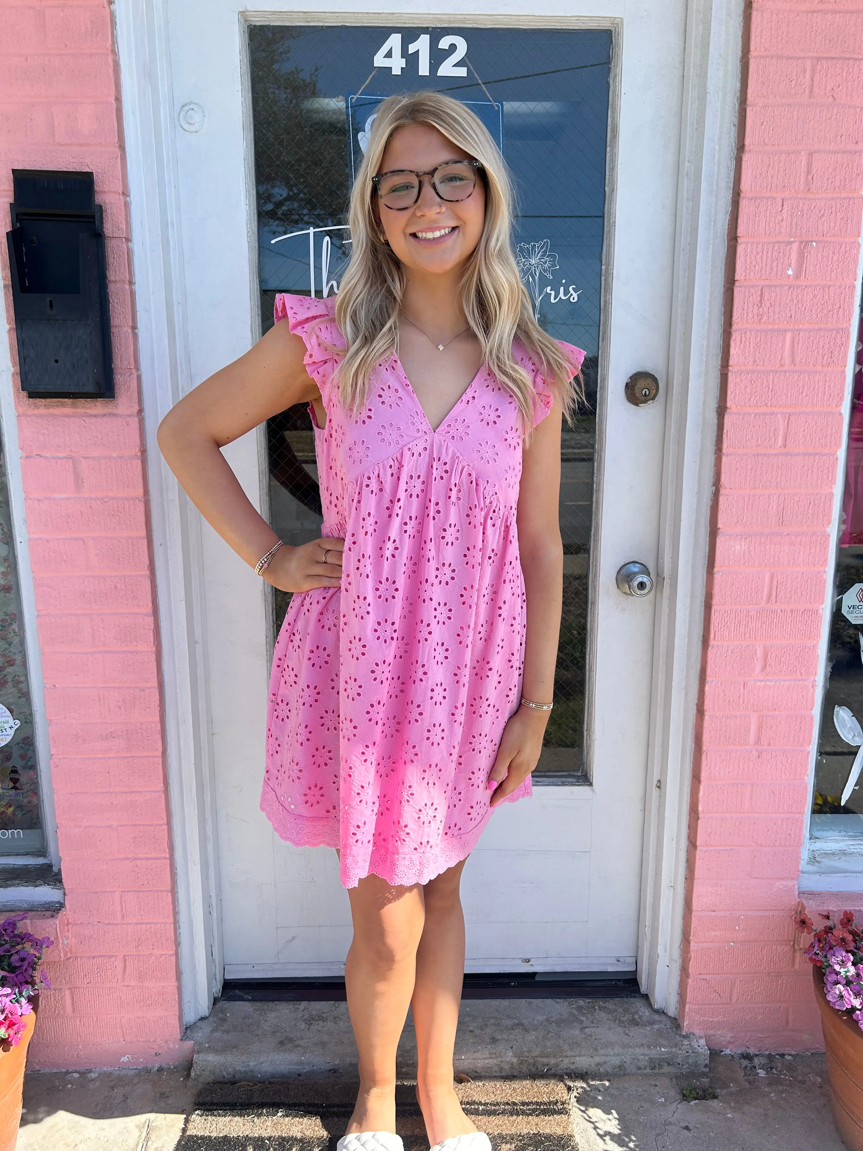 Lexi Eyelet Dress Lexi Eyelet Dress