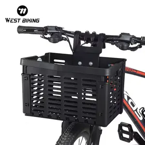 WESTBIKING New bicycle luggage transport vehicle rear frame installation tool plastic mountain bike large capacity shelf basket