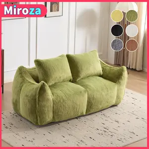 【Autumn sale】75.2" Cloud Giant Bean Bag Chair/Sofa for Adults and Kids, Lazy Floor Couch, Faux Fur Beanbag Chair with Armrests for Living Room Bedroom