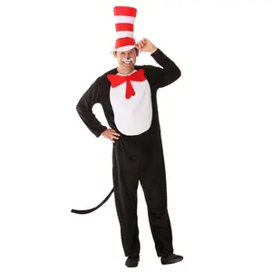 HalloweenCostumes Men's Cat in the Hat Adult Special Occasion Costume, Men's Costumes & Accessories
