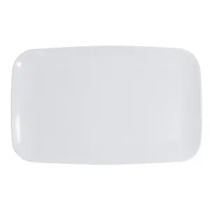 18" x 11" Organic White Rectangle Serving Dish - 2 Pack