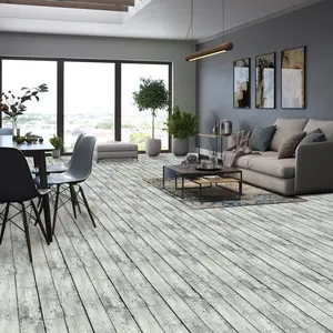 Self-adhesive pvc floor tiles, American natural wood grain appearance, waterproof and stain resistant, suitable for bathroom, kitchen, living room, bedroom, home renovation,36 inches x 6 inches