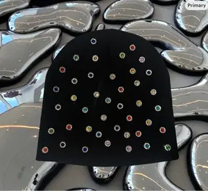 Crystal Rhinesone Hat , Streetwear