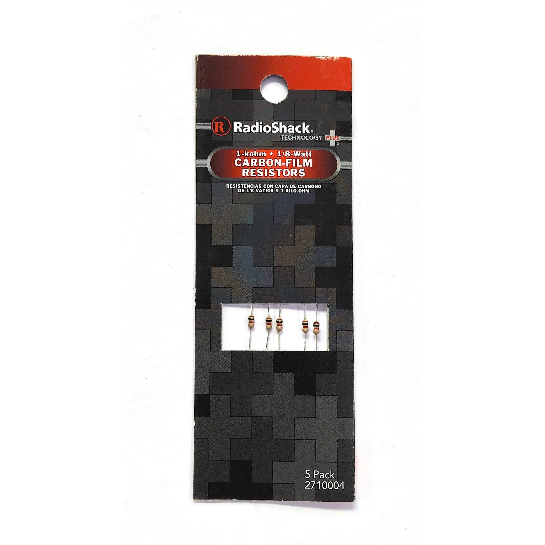 Radio Shack Carbon Film Resitor 15-Ohm 1/2-Watt 5% (5pk)