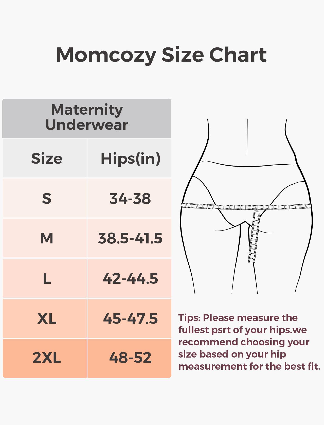 Momcozy Maternity Underwear Seamless, Pregnancy Postpartum Panties Under Bump Maternity Underwear Cotton maternity  undies