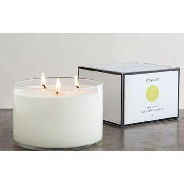 SEA SALT Mixture 16 oz 3-Wick 80 Hour Soy Scented Jar Candle