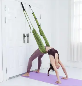 Leg Stretcher Strap, Stretching Equipment with Door Anchor Flexibility Trainer Backbend Assist for Dance Aerial Yoga Ballet Leg Stretching Exercise hammock