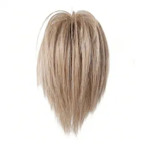 MOCA Messy Bun Hair Piece Claw Clip Women's Hair Extensions Wavy Curly Chignon Updo Tousled Ponytail Hairpieces Scrunchie Loose Wave Bundles Natural Fluffy Synthetic