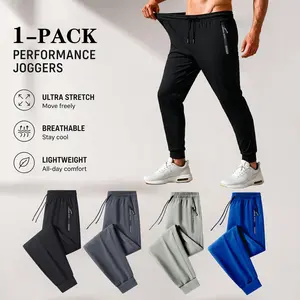 Men’s lightweight ice silk, skin-friendly casual pants featuring large zippered pockets and a drawstring waist; breathable, stretchy ice silk pants; minimalist solid-color fashion cuffed pants; trendy, versatile quick-dry drawstring pants; smooth-texture