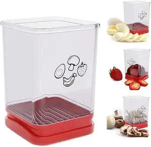 Cup Slicer, Fruit & Vegetable Fast Slicer, Kitchen Accessories Stainless Steel Board Egg Slicer, Vegetable Chopper, Multifunction