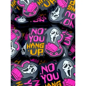 No You Hang Up Silicone Focal Beads - Perfect for Halloween or Funny Beaded Pens Crafting
