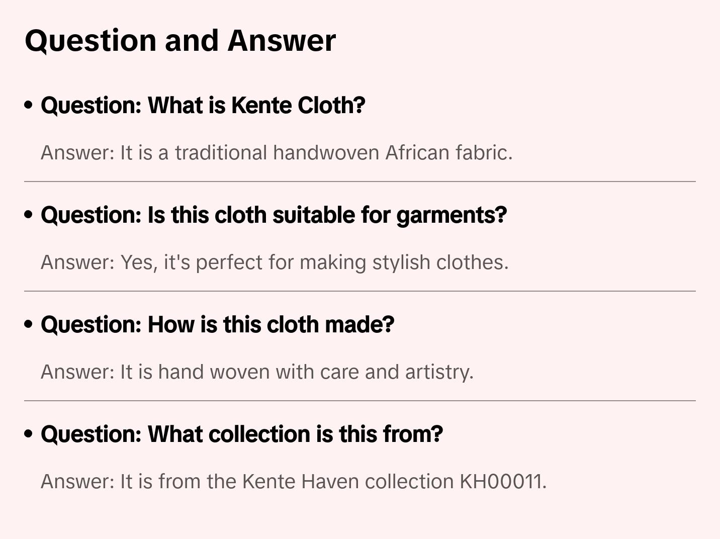 Kente Haven Hand Weaved Kente Cloth collection KH00011