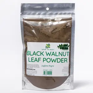 Herb To Body Black Walnut Leaf Powder – Finely Milled Drink Mix | 4 oz (113 g)