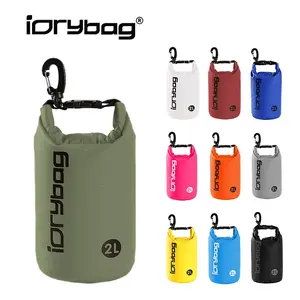 Idrybag 2L Multi-Color Dry Bags Waterproof Swimming Duffel Bag, Ipx6 Rated Storage Solution for Travel & Outdoor Activities