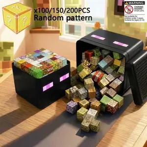 100/150/200PCS Magnetic Building Blocks Set | STEM Sensory Toys for Kids Ages 3-5 4-8 | 3D Educational Construction Learning Set with Storage Box | Christmas Birthday Gifts for Boys Girls