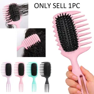 Curl Defining Brush, Curl Brush, Curl Brush For Curly Hair, Curly Hair Brush for Combing and Shaping Men's and Women's Curls to Reduce Pulling and Curl Separation, Detangling Brush, Detangling Hairbrush