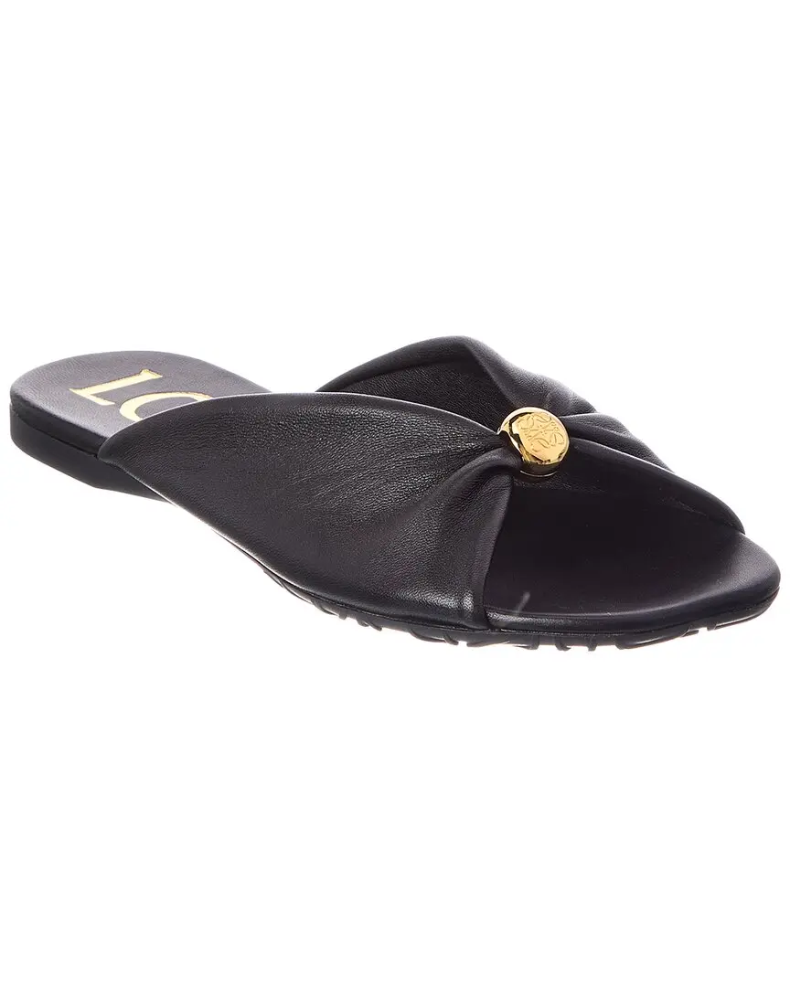 Loewe Pebble Soft Leather Slide