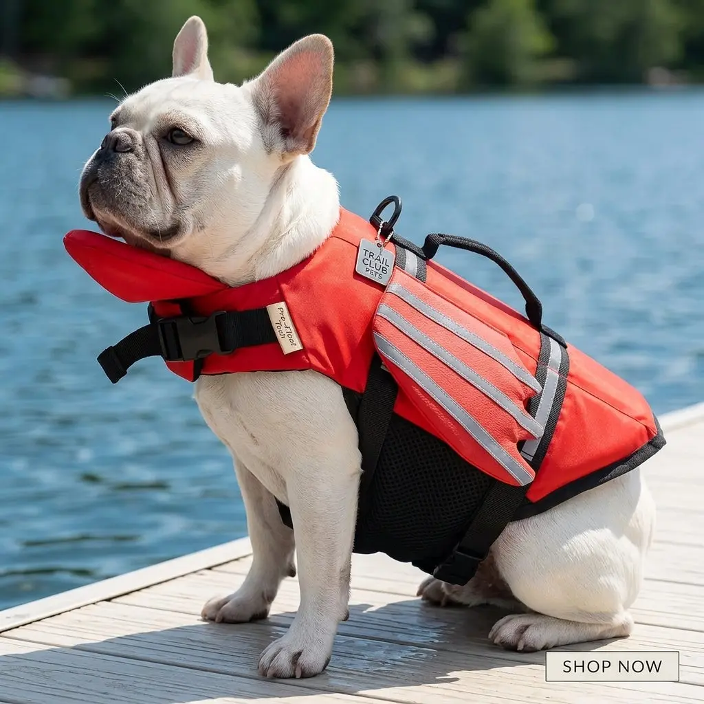 Pet Life Jacket with Chin Float
