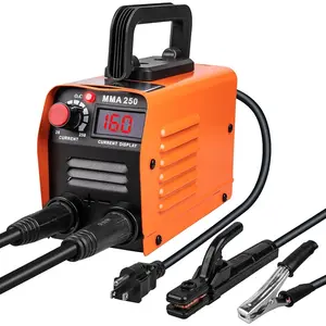 Mini Welding Machine, Upgraded Welder Machine 110V, Portable Stick Welder MMA-250A, IGBT Inverter Welder with Hot Start, Arc Force, Anti-Stick (10 welding rods)