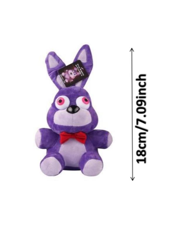 Five Nights at Freddy's Plush Toy, 7 Inch Soft Pillow Buddy for Kids, Cute Style, Suitable for All Seasons, Pure Color Design