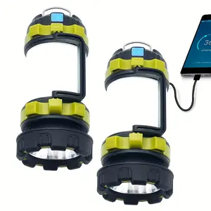 1000LM Rechargeable LED Camping Lantern - 6 Modes, 4000mAh Power Bank, Waterproof, Oil-Rubbed Metal Finish, Freestanding, Button Control, Lithium-Ion Battery, Perfect for Power Outage, Hurricane, Outdoor, Emergency, Hiking