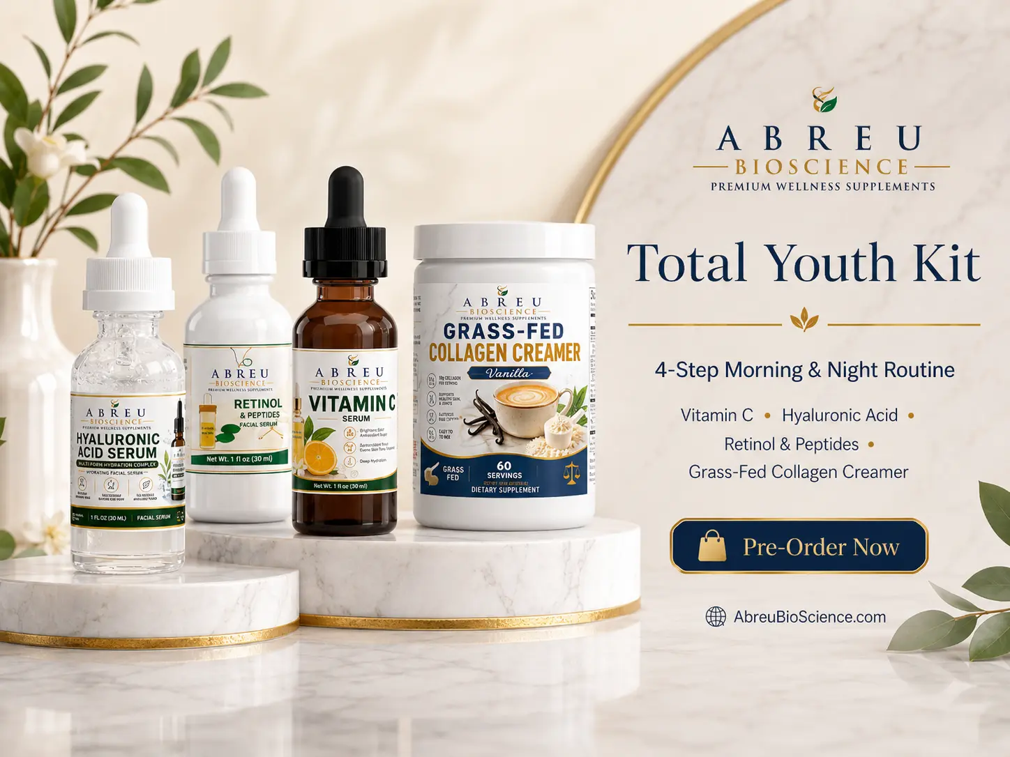 The Total Youth Kit: 4-Step Inside-Out Skin Renewal System