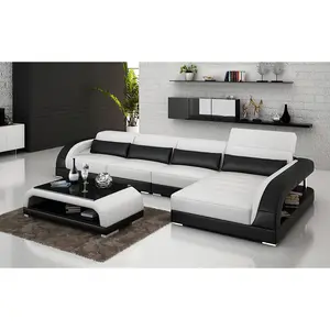 Monte Small Modern Leather Sectional