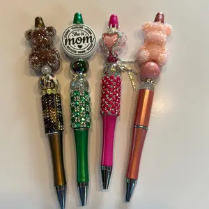 Premade Beaded Rhinestone Pen for Stylish Writing Experience Premade Beaded Rhinestone Pen for Stylish Writing Experience