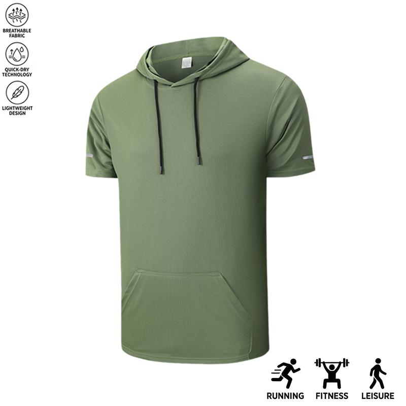 3-Pack Men’s Summer New Quick Dry T-Shirts — Ice Silk Short Sleeve Crew Neck Sports Tees