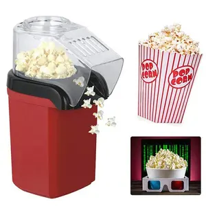 Hot Mini Air Popcorn Popper for Home 3 Minutes Fast Making Healthy Oil Free Smart Popper Gift Set Maker Electric No Oil High Pop Rate Personal Small Popped Machine with Measuring 12 OZ Cup BPA Free