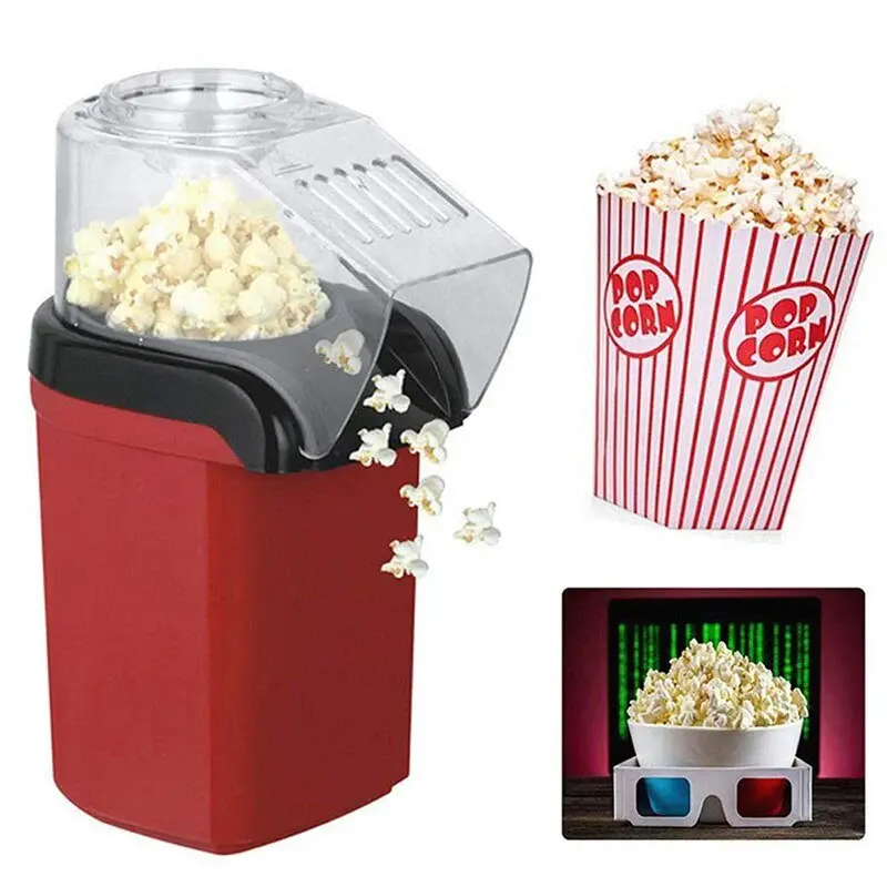 Hot Mini Air Popcorn Popper for Home 3 Minutes Fast Making Healthy Oil Free Smart Popper Gift Set Maker Electric No Oil High Pop Rate Personal Small Popped Machine with Measuring 12 OZ Cup BPA Free