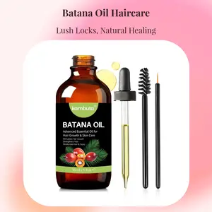 Kambuta Batana Oil Organic Haircare Anti Hair Loss Repair Set with Moisturizing Scalp Serum for Smooth Healthy Hair Outdoorfun Natural Restoration Moisturize